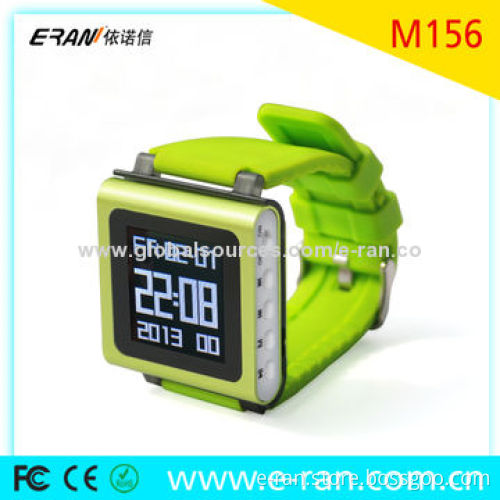 Fashionable Watch MP4 Player with 1.5-inch Screen, Supports FM/Recorder/Clock